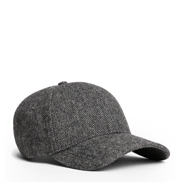 Kαπέλο TOMMY HILFIGER TH Jockey Flag Herringbone 13784 Ανθρακί